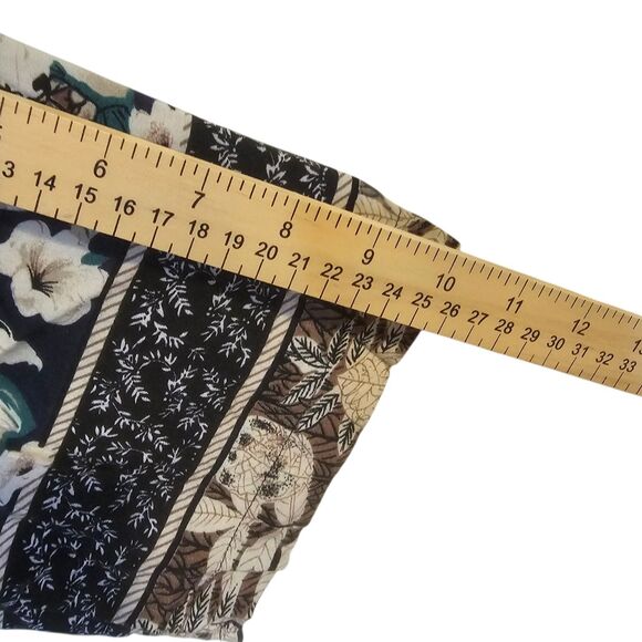 Bruno Mens Short Sleeve Button Shirt Hawaiian Tropical Floral - SIZE Large - Picture 5 of 7